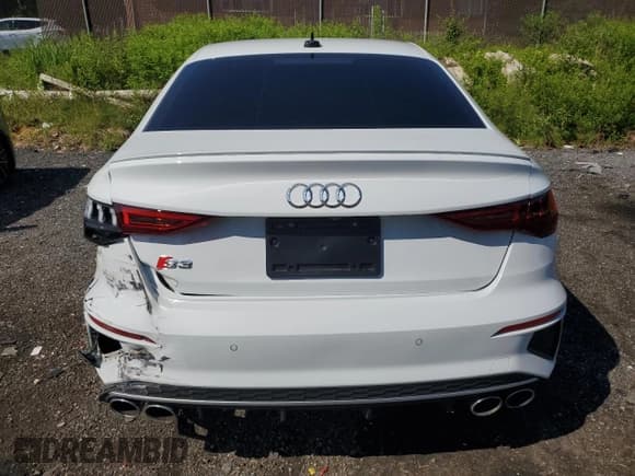 ✅ 2023 Audi S3 Premium Plus • VIN: WAUH3DGY6PA053560 • Lot: 61539695. Listed on Copart with 10,452 mi. Free auction sales archive from the USA and detailed vehicle history report at DreamBid. Image 6.