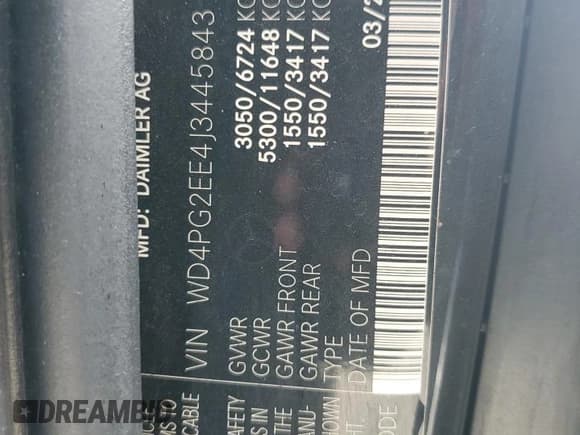 ✅ 2018 Mercedes-Benz Metris Passenger • VIN: WD4PG2EE4J3445843 • Lot: 70151985. Wystawiony na Copart z przebiegiem 194 924 mil. Bezpłatny archiwum sprzedaży aukcyjnych z USA i szczegółowy raport historii pojazdu na DreamBid. Zdjęcie 13.