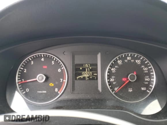 ✅ 2012 Volkswagen Jetta SE • VIN: 3VWBP7AJ0CM385532 • Lot: 91991445. Listed on Copart with 150,559 mi. Free auction sales archive from the USA and detailed vehicle history report at DreamBid. Image 9.