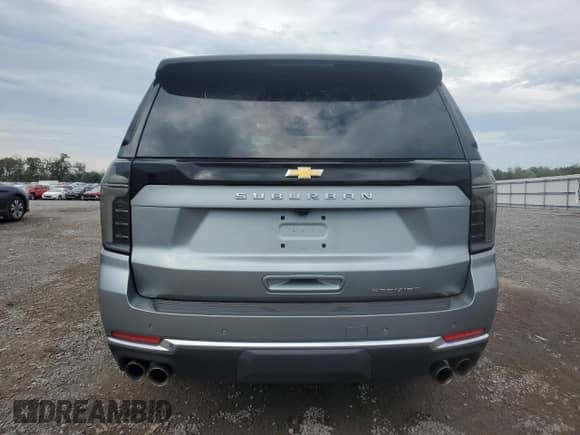 2025 Chevrolet Suburban Premier with VIN 1GNS6FRD3SR248765, listed as a Copart auction lot 80897555 with 23,012 mi miles and Clean title. Bid and sale history available at DreamBid. Image 6.