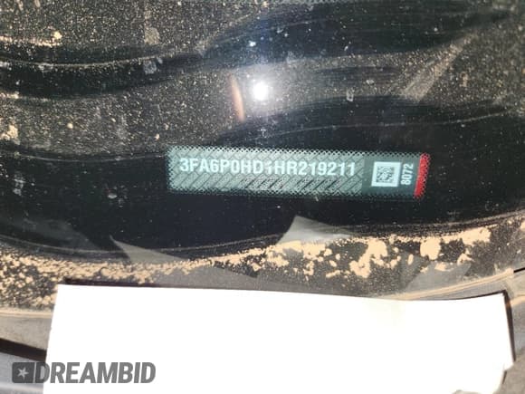 ✅ 2017 Ford Fusion SE • VIN: 3FA6P0HD1HR219211 • Lot: 91320015. Listed on Copart with 61,032 mi. Free auction sales archive from the USA and detailed vehicle history report at DreamBid. Image 12.