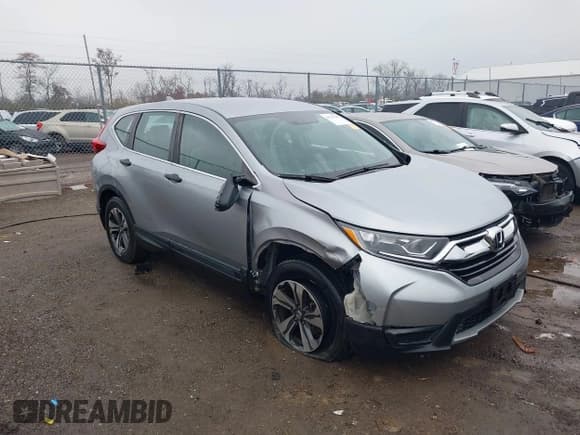 ✅ 2017 Honda CR-V LX • VIN: 2HKRW6H36HH204548 • Lot: 43737530. Listed on IAAI with 31,783 mi. Free auction sales archive from the USA and detailed vehicle history report at DreamBid. Image 1.