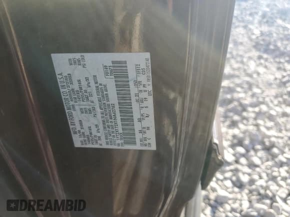 ✅ 2001 Ford F-150 XL • VIN: 1FTZX172X1NA42762 • Lot: 92839935. Listed on Copart with Not provided. Free auction sales archive from the USA and detailed vehicle history report at DreamBid. Image 12.