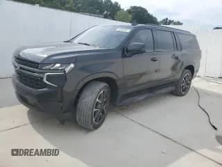 2021 Chevrolet Suburban RST z VIN 1GNSCEKD4MR402125, wystawiony jako Copart lot #64978234 z przebiegiem 44 080 mil mil oraz Nie do naprawy • Non repairable. Historia ofert i sprzedaży dostępna na DreamBid. Obrazek 1.