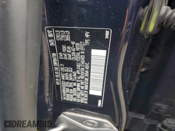 ✅ 2017 Volvo XC60 Dynamic • VIN: YV449MRR4H2203521 • Лот: 93938955. Опубликован ранее на Copart с пробегом 67 497 миль. Бесплатный доступ к архиву аукционных продаж из США и подробный отчёт об истории автомобиля на DreamBid. Изображение 13.