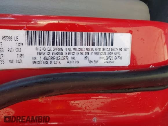 ✅ 2001 Jeep Grand Cherokee Limited • VIN: 1J4GW58N01C613272 • Lot: 43892757. Listed on IAAI with Not provided. Free auction sales archive from the USA and detailed vehicle history report at DreamBid. Image 9.