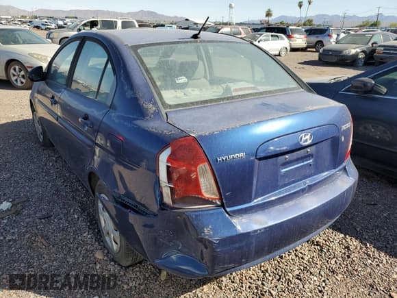 ✅ 2007 Hyundai Accent GLS • VIN: KMHCN46C37U159794 • Лот: 66512525. Опубликован ранее на Copart с пробегом 89 354 миль. Бесплатный доступ к архиву аукционных продаж из США и подробный отчёт об истории автомобиля на DreamBid. Изображение 2.