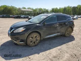 2017 Nissan Murano SL с VIN 5N1AZ2MH0HN100891, выставлен на аукционе Copart как лот 53583675 с пробегом 157 066 миль миль и Списание • Salvage title. История ставок и продаж доступна на DreamBid. Изображение 1.