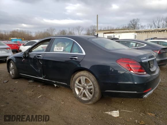 ✅ 2020 Mercedes-Benz S 560 • VIN: W1KUG8GB3LA557749 • Лот: 41462985. Опубликован ранее на Copart с пробегом Не указан. Бесплатный доступ к архиву аукционных продаж из США и подробный отчёт об истории автомобиля на DreamBid. Изображение 2.