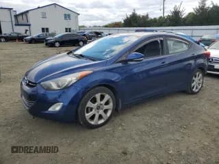 ✅ 2013 Hyundai Elantra GLS • VIN: KMHDH4AE5DU697820 • Lot: 86238615. Listed on Copart with 102,125 mi. Free auction sales archive from the USA and detailed vehicle history report at DreamBid. Image 1.