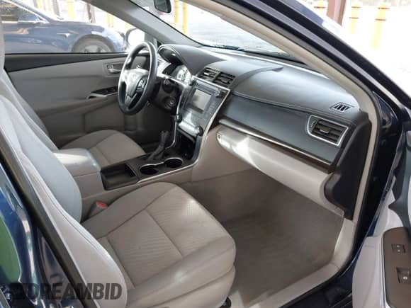 2015 Toyota Camry LE with VIN 4T4BF1FK5FR493778, listed as a IAAI auction lot 43476551 with 55,165 mi miles and . Bid and sale history available at DreamBid. Image 5.