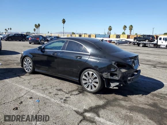 ✅ 2018 Mercedes-Benz CLA 250 • VIN: WDDSJ4EB1JN502033 • Lot: 82635485. Listed on Copart with 90,396 mi. Free auction sales archive from the USA and detailed vehicle history report at DreamBid. Image 2.