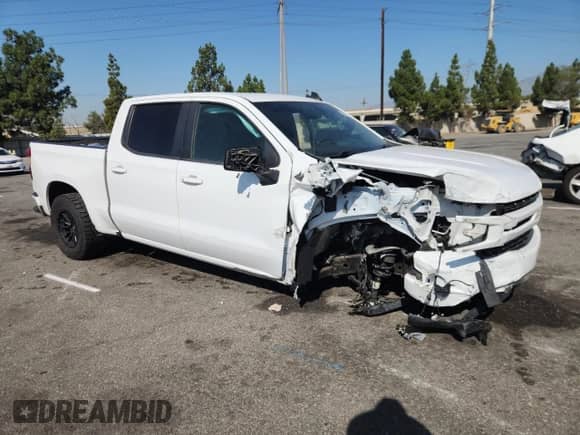 2021 Chevrolet Silverado 1500 RST with VIN 1GCPWDED5MZ453404, listed as a Copart auction lot 72098825 with 71,312 mi miles and Salvage title. Bid and sale history available at DreamBid. Image 4.