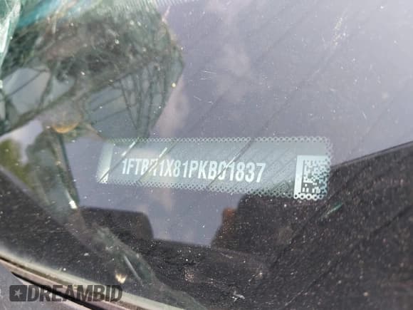 ✅ 2023 Ford Transit Cargo • VIN: 1FTBR1X81PKB01837 • Lot: 42489358. Listed on IAAI with 68,143 mi. Free auction sales archive from the USA and detailed vehicle history report at DreamBid. Image 9.