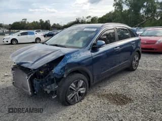 ✅ 2020 Kia Niro EX Premium • VIN: KNDCE3LC1L5371472 • Lot: 61200815. Listed on Copart with 64,705 mi. Free auction sales archive from the USA and detailed vehicle history report at DreamBid. Image 1.