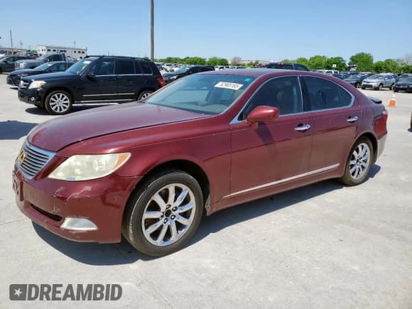 ✅ 2008 Lexus LS 460 • VIN: JTHBL46F685075026 • Lot: 52965165. Listed on Copart with 170,647 mi. Free auction sales archive from the USA and detailed vehicle history report at DreamBid. Image 1.