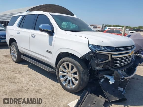 ✅ 2023 Chevrolet Tahoe Premier • VIN: 1GNSCSKD3PR126748 • Lot: 42941709. Wystawiony na IAAI z przebiegiem 59 541 mil. Bezpłatny archiwum sprzedaży aukcyjnych z USA i szczegółowy raport historii pojazdu na DreamBid. Zdjęcie 1.