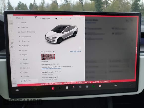 ✅ 2022 Tesla Model X Plaid • VIN: 7SAXCBE62NF336596 • Lot: 43775408. Wystawiony na IAAI z przebiegiem 24 163 mil. Bezpłatny archiwum sprzedaży aukcyjnych z USA i szczegółowy raport historii pojazdu na DreamBid. Zdjęcie 19.