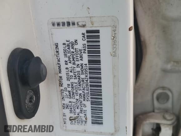 ✅ 2004 Pontiac Vibe • VIN: 5Y2SL62804Z439514 • Лот: 70595235. Опубликован ранее на Copart с пробегом 282 762 миль. Бесплатный доступ к архиву аукционных продаж из США и подробный отчёт об истории автомобиля на DreamBid. Изображение 12.