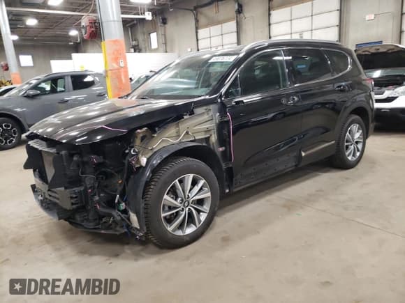 ✅ 2019 Hyundai Santa Fe SEL • VIN: 5NMS3CAD6KH085674 • Lot: 49876774. Wystawiony na Copart z przebiegiem 56 164 mil. Bezpłatny archiwum sprzedaży aukcyjnych z USA i szczegółowy raport historii pojazdu na DreamBid. Zdjęcie 1.