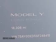 ✅ 2025 Tesla Model Y Long Range • VIN: 7SAYGDED5SF248415 • Лот: 43464829. Опубликован ранее на IAAI с пробегом 18 306 миль. Бесплатный доступ к архиву аукционных продаж из США и подробный отчёт об истории автомобиля на DreamBid. Изображение 15.