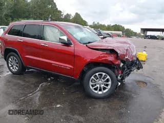✅ 2015 Jeep Grand Cherokee Limited • VIN: 1C4RJEBGXFC700692 • Лот: 43374269. Опубликован ранее на IAAI с пробегом 130 932 миль. Бесплатный доступ к архиву аукционных продаж из США и подробный отчёт об истории автомобиля на DreamBid. Изображение 1.