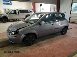 ✅ 2007 Chevrolet Aveo SVM • VIN: KL1TD66657B710422 • Lot: 59855685. Wystawiony na Copart z przebiegiem 70 384 mil. Bezpłatny archiwum sprzedaży aukcyjnych z USA i szczegółowy raport historii pojazdu na DreamBid. Zdjęcie 1.