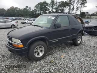 2002 Chevrolet Blazer LS with VIN 1GNCS18W32K232872, listed as a Copart auction lot 79888924 with 110,591 mi miles and Salvage title. Bid and sale history available at DreamBid. Image 1.