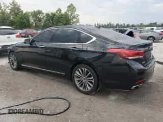2016 Hyundai Genesis 3.8L z VIN KMHGN4JE6GU128579, wystawiony jako Copart lot #69292634 z przebiegiem 83 603 mil mil oraz Szkoda całkowita • Salvage title. Historia ofert i sprzedaży dostępna na DreamBid. Obrazek 2.