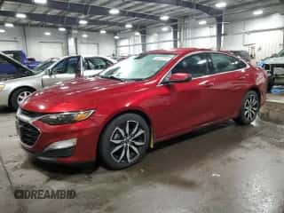2021 Chevrolet Malibu RS z VIN 1G1ZG5ST3MF066075, wystawiony jako Copart lot #62727215 z przebiegiem 37 629 mil mil oraz Szkoda całkowita • Salvage title. Historia ofert i sprzedaży dostępna na DreamBid. Obrazek 1.