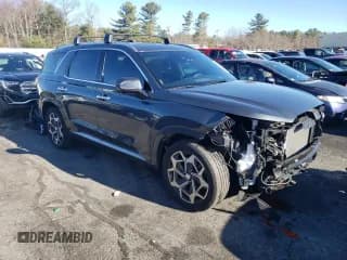 ✅ 2022 Hyundai Palisade Calligraphy • VIN: KM8R7DHE9NU483543 • Лот: 82771444. Опубликован ранее на Copart с пробегом 26 772 миль. Бесплатный доступ к архиву аукционных продаж из США и подробный отчёт об истории автомобиля на DreamBid. Изображение 4.