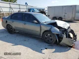 2005 Chevrolet Malibu LS z VIN 1G1ZT54865F182540, wystawiony jako Copart lot #62522094 z przebiegiem 305 160 mil mil oraz Nie do naprawy • Non repairable. Historia ofert i sprzedaży dostępna na DreamBid. Obrazek 4.