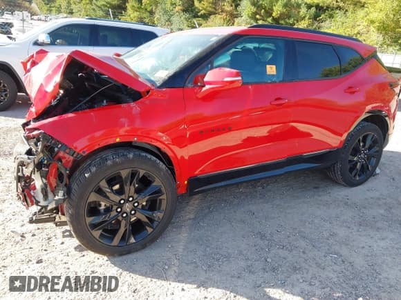 ✅ 2021 Chevrolet Blazer RS • VIN: 3GNKBKRS4MS526110 • Lot: 43348497. Listed on IAAI with 61,881 mi. Free auction sales archive from the USA and detailed vehicle history report at DreamBid. Image 2.