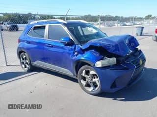 ✅ 2021 Hyundai Venue Denim • VIN: KMHRC8A38MU103120 • Лот: 43492415. Опубликован ранее на IAAI с пробегом 68 889 миль. Бесплатный доступ к архиву аукционных продаж из США и подробный отчёт об истории автомобиля на DreamBid. Изображение 1.