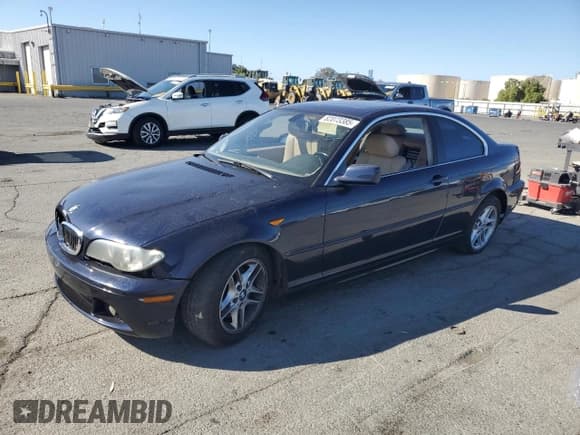 ✅ 2004 BMW 3 Series 325Ci • VIN: WBABD33444PL04391 • Lot: 82073385. Listed on Copart with 199,306 mi. Free auction sales archive from the USA and detailed vehicle history report at DreamBid. Image 1.