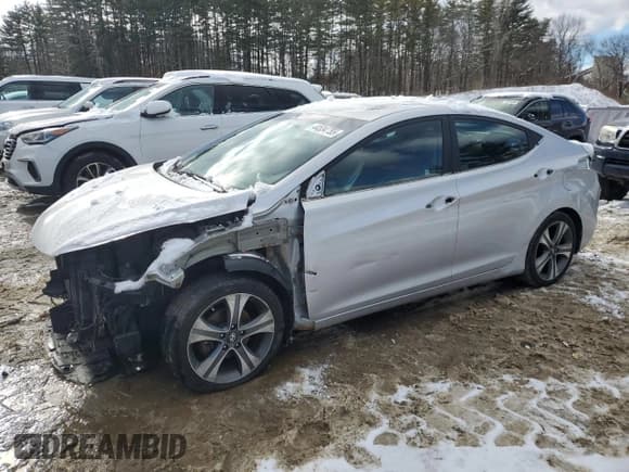 ✅ 2016 Hyundai Elantra Sport • VIN: KMHDH4AHXGU521389 • Lot: 44534755. Listed on Copart with 188,632 mi. Free auction sales archive from the USA and detailed vehicle history report at DreamBid. Image 1.