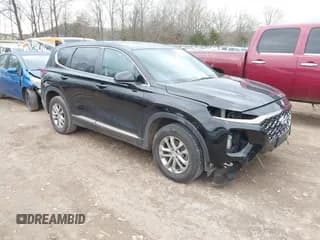 ✅ 2019 Hyundai Santa Fe SE • VIN: 5NMS23AD0KH100642 • Lot: 41456397. Listed on IAAI with 75,237 mi. Free auction sales archive from the USA and detailed vehicle history report at DreamBid. Image 1.