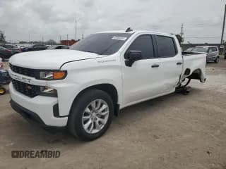 ✅ 2021 Chevrolet Silverado 1500 Custom • VIN: 3GCPWBEK3MG195239 • Lot: 62066554. Wystawiony na Copart z przebiegiem 72 033 mil. Bezpłatny archiwum sprzedaży aukcyjnych z USA i szczegółowy raport historii pojazdu na DreamBid. Zdjęcie 1.