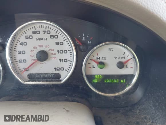 ✅ 2006 Ford F-150 XLT • VIN: 1FTPW14506KA80745 • Lot: 43623933. Listed on IAAI with 403,683 mi. Free auction sales archive from the USA and detailed vehicle history report at DreamBid. Image 7.