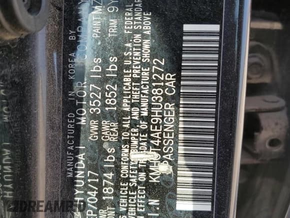 ✅ 2017 Hyundai Accent SE • VIN: KMHCT4AE9HU381272 • Лот: 58465064. Опубликован ранее на Copart с пробегом 95 335 миль. Бесплатный доступ к архиву аукционных продаж из США и подробный отчёт об истории автомобиля на DreamBid. Изображение 12.