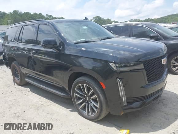 ✅ 2023 Cadillac Escalade 4WD Sport • VIN: 1GYS4EKL4PR415940 • Лот: 42782247. Опубликован ранее на IAAI с пробегом 48 681 миль. Бесплатный доступ к архиву аукционных продаж из США и подробный отчёт об истории автомобиля на DreamBid. Изображение 1.