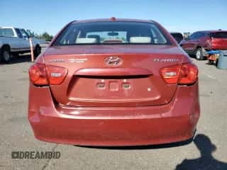 2008 Hyundai Elantra GLS with VIN KMHDU46D88U501791, listed as a Copart auction lot 85489055 with 232,185 mi miles and Salvage title. Bid and sale history available at DreamBid. Image 6.