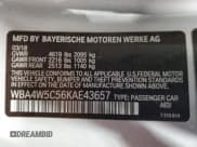 ✅ 2019 BMW 4 Series 430i xDrive • VIN: WBA4W5C56KAE43657 • Lot: 57573275. Listed on Copart with 166,658 mi. Free auction sales archive from the USA and detailed vehicle history report at DreamBid. Image 12.
