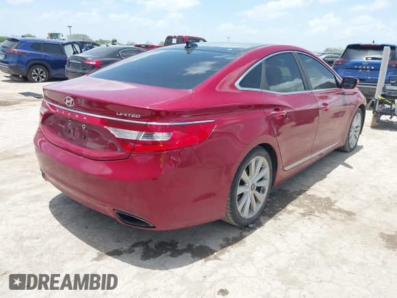 ✅ 2014 Hyundai Azera Limited • VIN: KMHFH4JG4EA424123 • Lot: 42713937. Listed on IAAI with 183,254 mi. Free auction sales archive from the USA and detailed vehicle history report at DreamBid. Image 4.