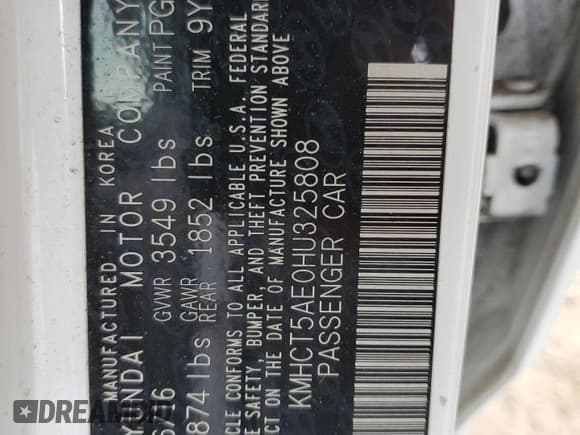 ✅ 2017 Hyundai Accent SE • VIN: KMHCT5AE0HU325808 • Лот: 74205014. Опубликован ранее на Copart с пробегом 87 524 миль. Бесплатный доступ к архиву аукционных продаж из США и подробный отчёт об истории автомобиля на DreamBid. Изображение 16.