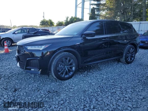 ✅ 2025 Acura MDX w/A-Spec Package • VIN: 5J8YE1H03SL012225 • Lot: 69341645. Listed on Copart with 4,801 mi. Free auction sales archive from the USA and detailed vehicle history report at DreamBid. Image 1.