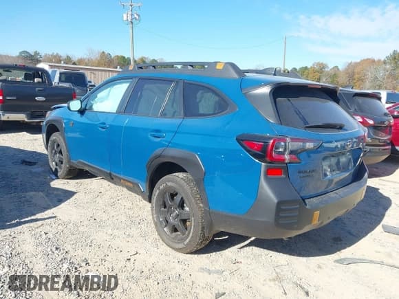 ✅ 2025 Subaru Outback Wilderness • VIN: 4S4BTGUD2S3104380 • Lot: 43689105. Listed on IAAI with 24,364 mi. Free auction sales archive from the USA and detailed vehicle history report at DreamBid. Image 3.