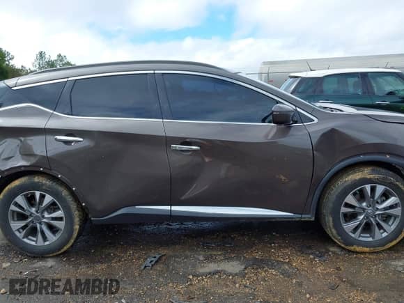2018 Nissan Murano SV with VIN 5N1AZ2MH5JN134296, listed as a IAAI auction lot 43378643 with 155,747 mi miles and . Bid and sale history available at DreamBid. Image 13.