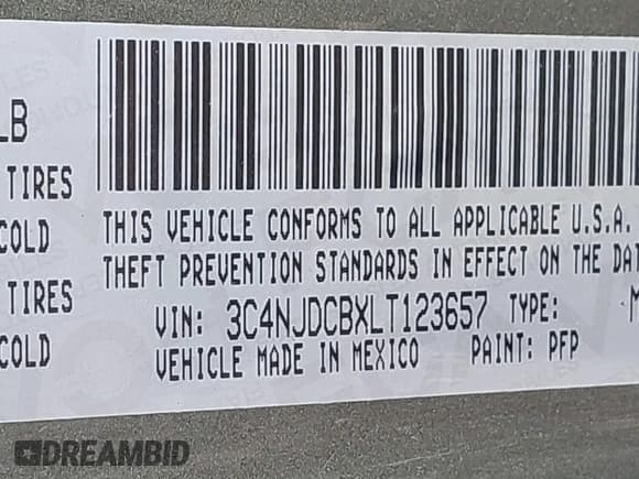 ✅ 2020 Jeep Compass Limited • VIN: 3C4NJDCBXLT123657 • Lot: 42004527. Wystawiony na IAAI z przebiegiem 99 669 mil. Bezpłatny archiwum sprzedaży aukcyjnych z USA i szczegółowy raport historii pojazdu na DreamBid. Zdjęcie 9.