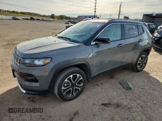 ✅ 2022 Jeep Compass Limited • VIN: 3C4NJDCB7NT168803 • Lot: 91235505. Wystawiony na Copart z przebiegiem 47 023 mil. Bezpłatny archiwum sprzedaży aukcyjnych z USA i szczegółowy raport historii pojazdu na DreamBid. Zdjęcie 1.
